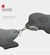 Fungi Funglasses Mushroom Rimless Sunglasses