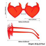 Red Devil Heart Shape Sunglasses