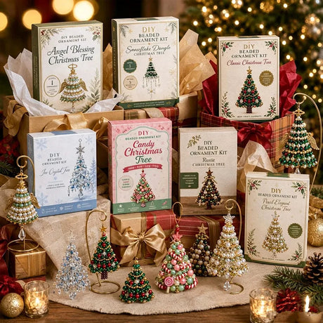 DIY Beading Christmas Tree Hanging Ornament Kit
