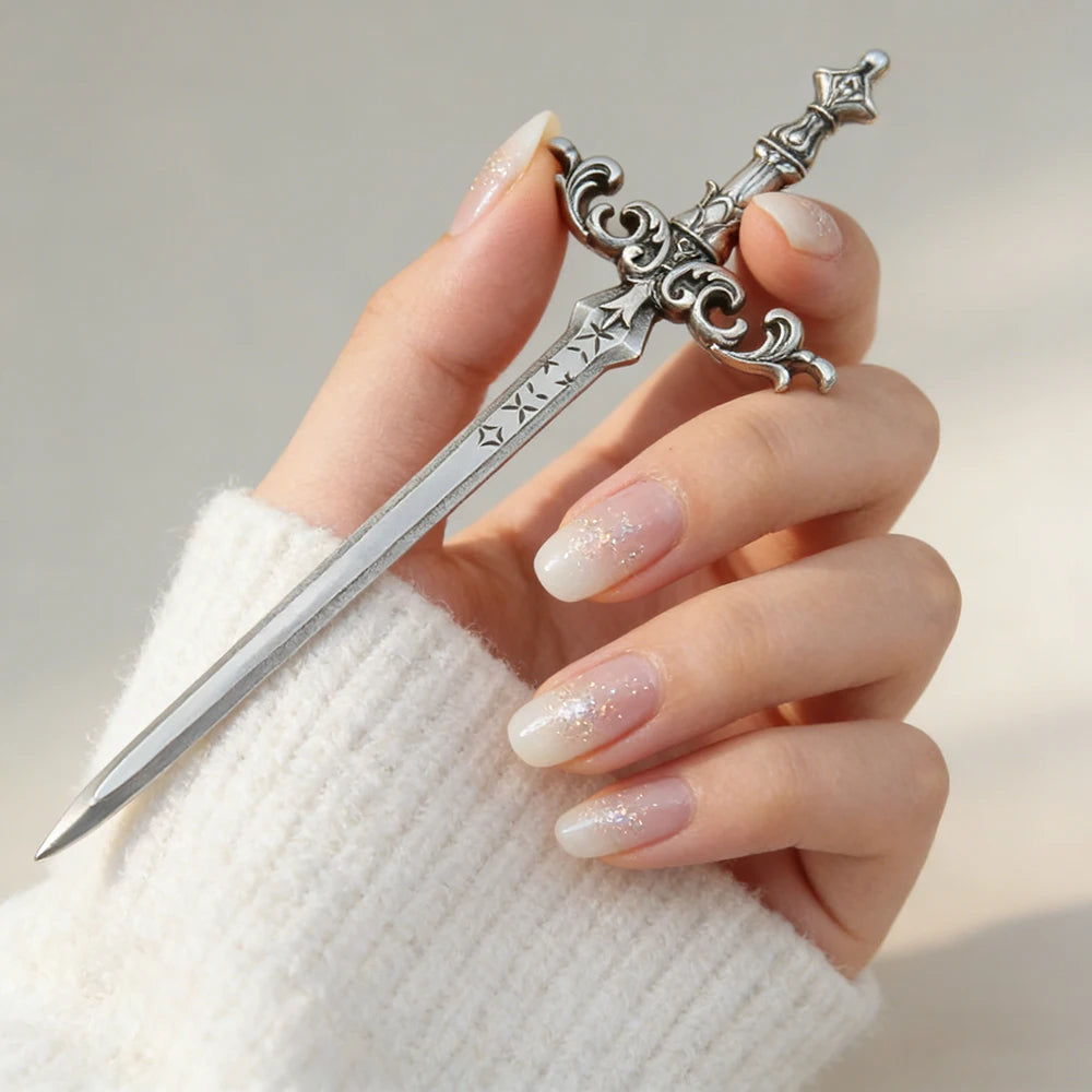 Mini Sword Hair Stick Medieval Fantasy Style