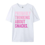 Probably Thinking About Snacks Men's T-Shirts