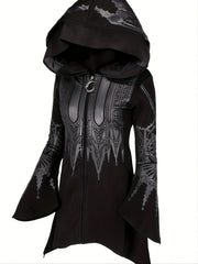 Assassin's Hoodie Asymmetric Sweatshirt with Hood
