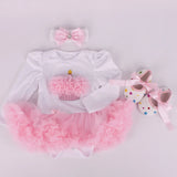 0-2Y 3pcs Girl Baby Superhero Suit Costume Newborn Clothing Sets