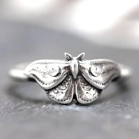 Luna Moth Ring