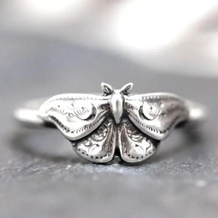 Luna Moth Ring