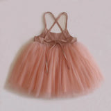 Bhoomie Baby Girl Toddler Cotton Linen Tutu Dresses