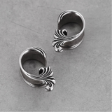 2PCS Ocean Wave Scroll Ear Tunnels Plugs Gauges Stretchers Expander Body Piercing Jewellery Ear Stretching Gauges