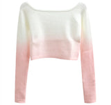 Girls Long Sleeve Ballet Dance Sweater Soft Warm Up Top Pullover