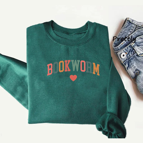 Bookworm Sweatshirt Books Lover Pullover Jumper