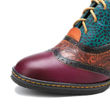 Sabina's Genuine Leather Pumps Colourfun Shoes