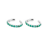 Colourful Zircon Gold Stud Earrings Mix'n'Match