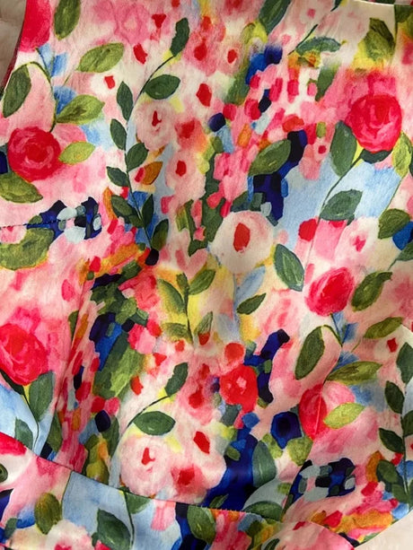 Spring Races Floral Tank Dress with Pockets