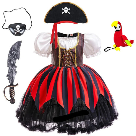 Pirate Captain Jack Sparrow Cosplay Costume Dress Up