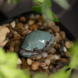 Kiln Cracked Glaze Crab Tea Pet Handmade Tea Ceremony Decoration