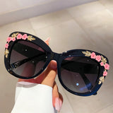 Spring Pink Flower Sunglasses