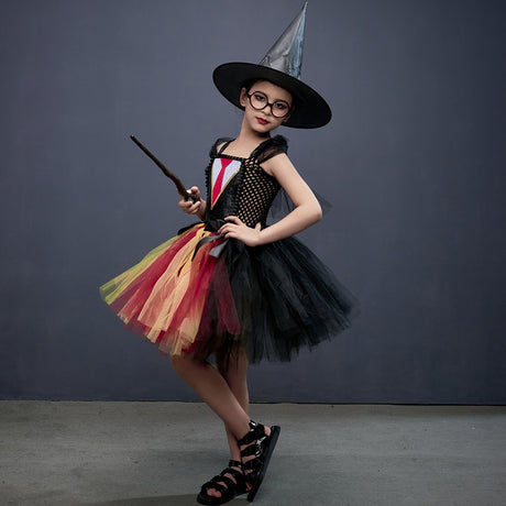 Hermoine Tulle Tutu Dress for Halloween Cosplay Costume
