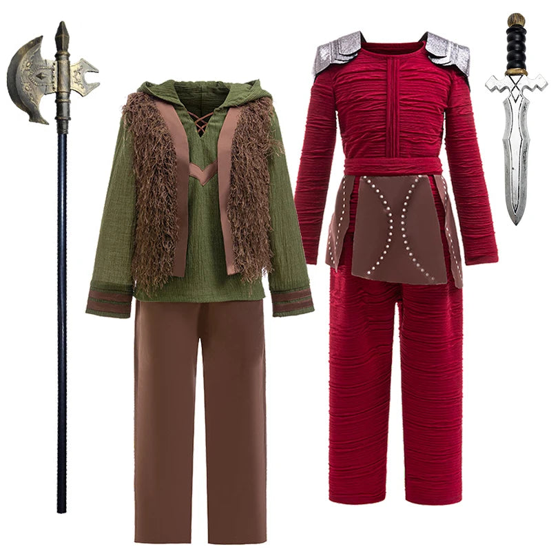 Train Your Dragon Children Halloween Cosplay Movie Costumes Boy Girl