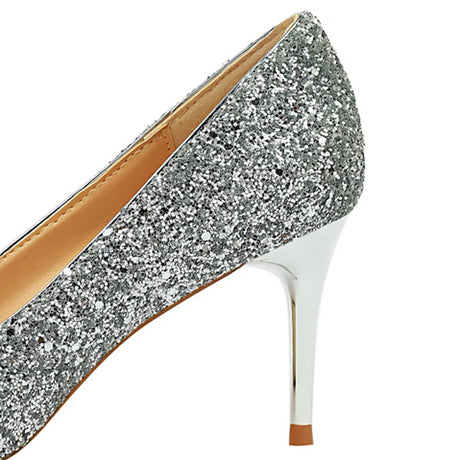 Magical Glittery High Heels in EIGHT Colours
