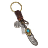 Feather Charms Key Rings