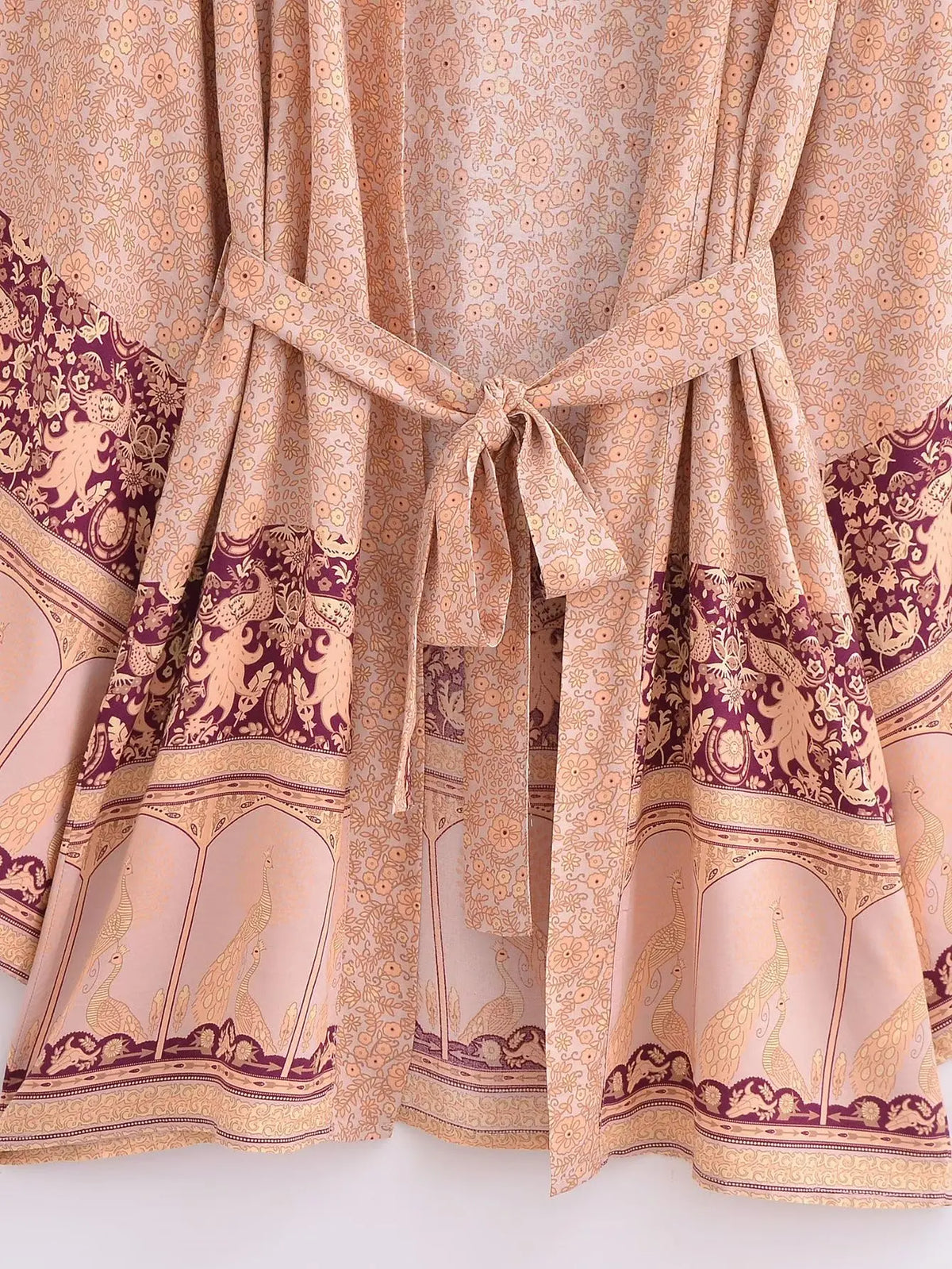 Farrah's Boho Short Kimono Robe