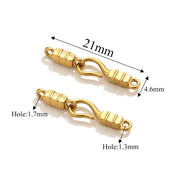 5pcs Stainless Steel Clasp Connectors For DIY Jewellery Making Lobster Clasps Hook Bracelet Necklace Findings