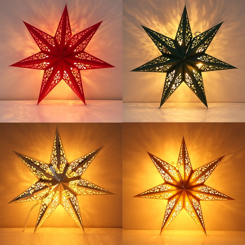 Paper Star Party Lantern Christmas Decorations