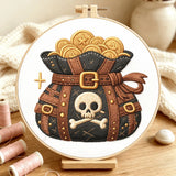 Pirate's Treasure DIY Embroidery Kit for Beginners