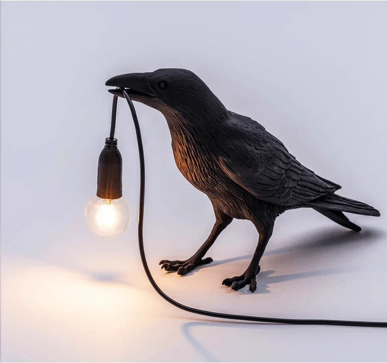 Nevermore Raven Wall Light Fixtures and Lamps