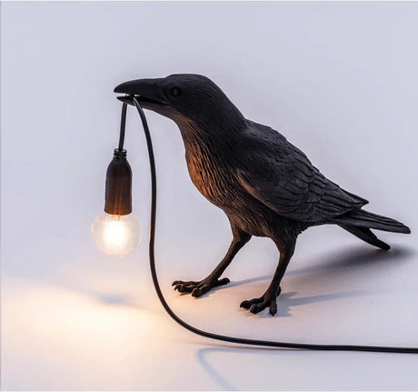 Nevermore Raven Wall Light Fixtures and Lamps