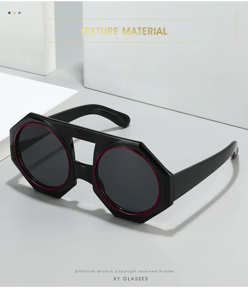 Oversized Futuristic Punk Sunglasses