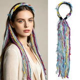 Synthetic Handmade Boho Yarn Tassel Dreadlock  Braids Headband
