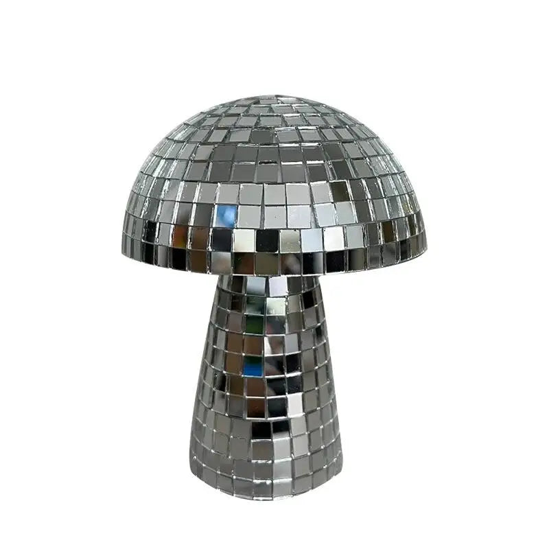 Retro Disco Mushroom Shape Mirror Ball Home Decorations