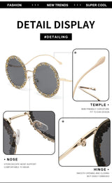 Diamond Moon Fun Glasses Sunglasses