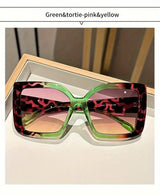 Astrid's Oversized Square Sunglasses with Gradient Lenses