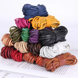 5 Meters Flat Genuine Leather Cord Strip Leather Coloured Ribbon Leather Jewellery Making