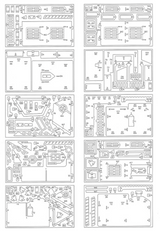 Mayor Woody's Wooden Dollhouse Furniture Set DIY Model Kit