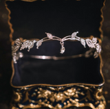 Water Drops & Leaves Tiara