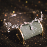 Water Drops & Leaves Tiara