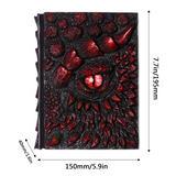 Dragon's Eye Embossed Resin Notebook A5 Journal