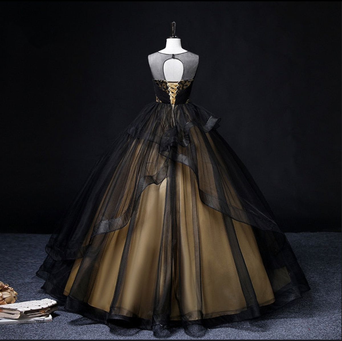 Queen of the Night Ball Gown Custom Made Evening Dress