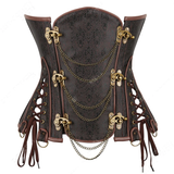 Octavia's Steampunk Underbust Steel Boned Corset