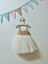 Bhoomie Baby Girl Toddler Cotton Linen Tutu Dresses