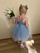 Bhoomie Baby Girl Toddler Cotton Linen Tutu Dresses