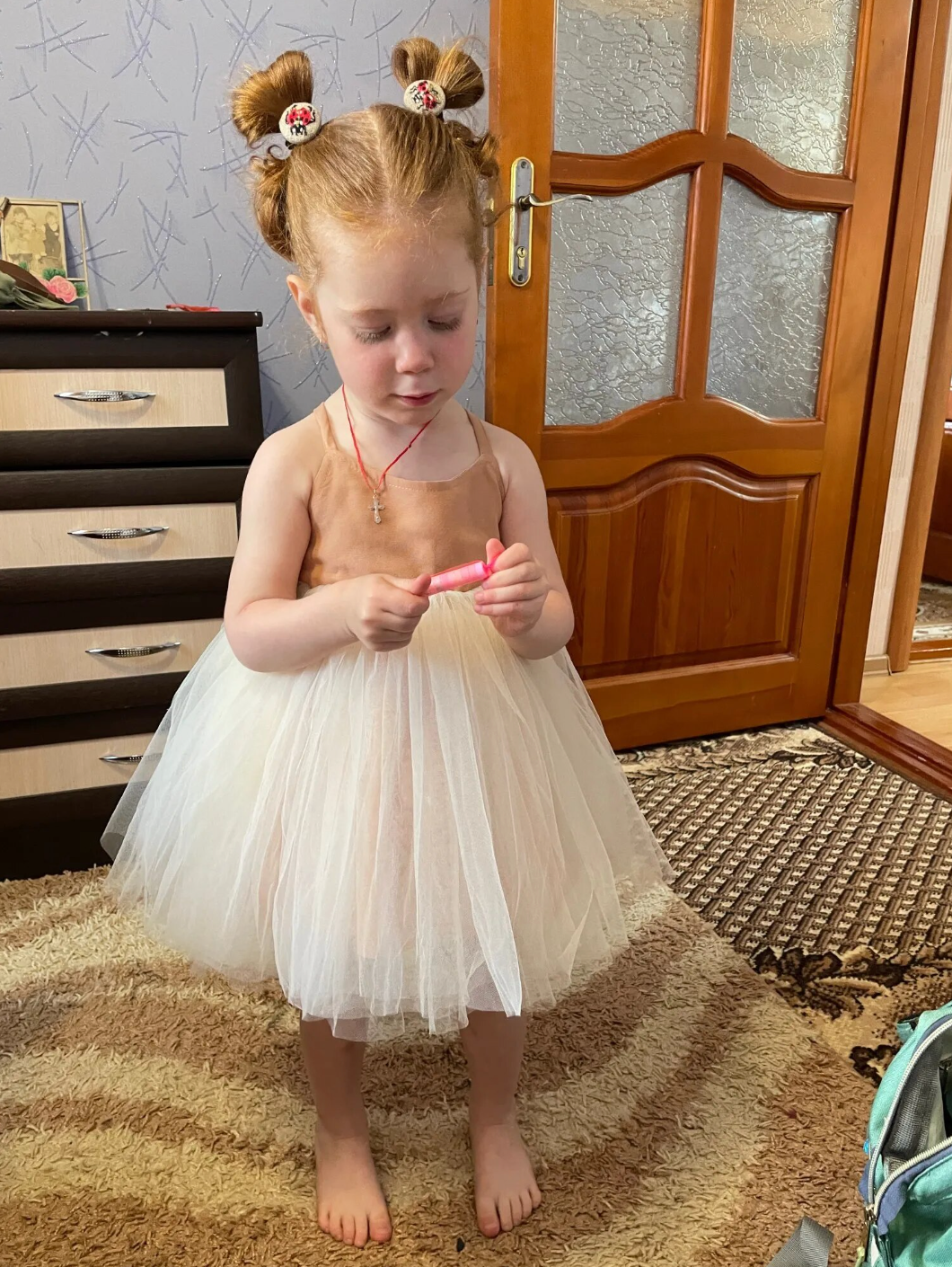 Bhoomie Baby Girl Toddler Cotton Linen Tutu Dresses