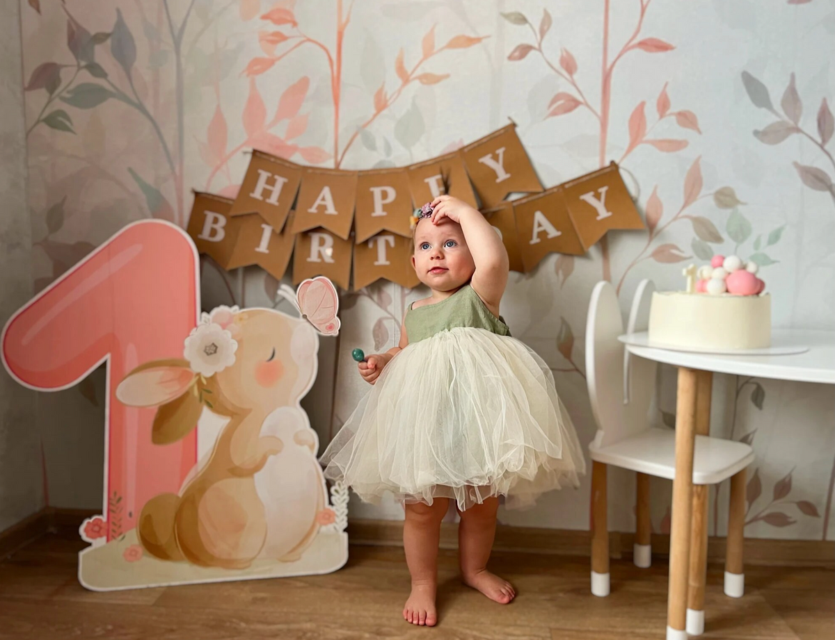Bhoomie Baby Girl Toddler Cotton Linen Tutu Dresses