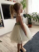 Bhoomie Baby Girl Toddler Cotton Linen Tutu Dresses