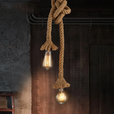 Pirate's Ship Hemp Rope Ceiling Pendant Light Chandeliers Spider Chandelier