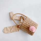 Easter Bunny Straw Basket Easter Egg Hunt