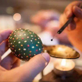 Montessori Wooden Egg and Cup DIY Hand Paint Easter Egg