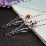 Magic Glass Wishing Potion Bottle Amulet Necklace